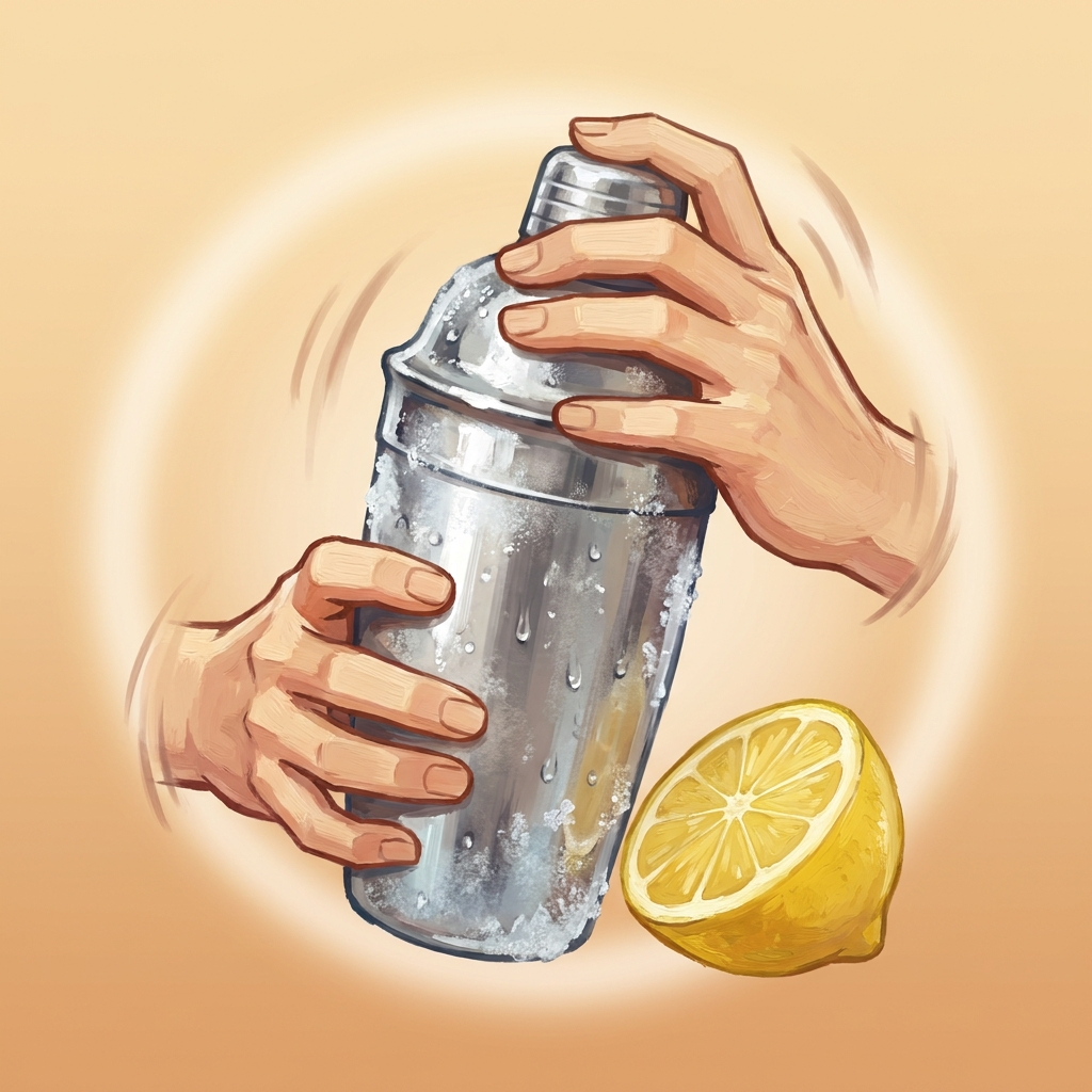 加酸摇和