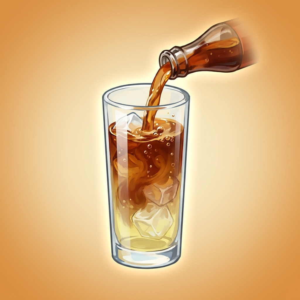 滤酒兑可乐