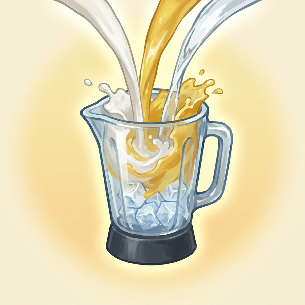食材入杯
